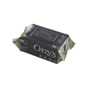60106601 M-PETS ONYX PAPATYA KOKULU KEDİ ve KÖPEKLER İÇİN TEMİZLEME MENDİLİ 80Lİ