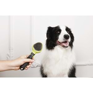 60107099 M-PETS CLICK AND GROOM KEDİ ve KÖPEK İNCE TELLİ FIRÇA