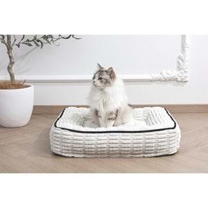 60301999 M-PETS WARM HUG YATAK (M) WHİTE