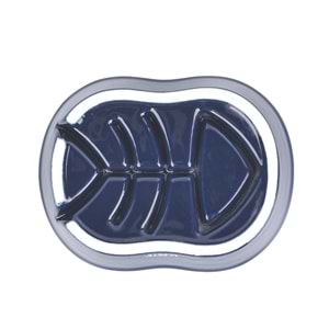 60532517 M-PETS SERENE FISH SERAMİK YAVAŞ YEME MAMA KABI 240ML DARK BLUE