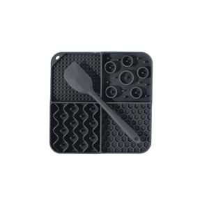 60568099 M-PETS LECCA SIVI ÖDÜL MATI KAŞIKLI SET BLACK (M)