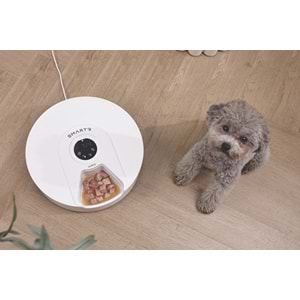 60568699 M-PETS SMARTO M900 SOĞUTUCULU OTOMATİK MAMA KABI 6 BÖLMELİ