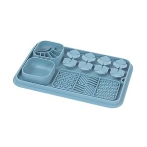 60569017 M-PETS LECCA PRO 6İN1 YAVAŞ BESLENME VE YALAMA MATI BLUE (S)