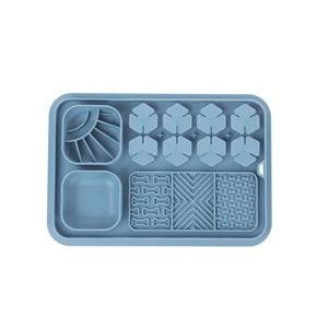 60569017 M-PETS LECCA PRO 6İN1 YAVAŞ BESLENME VE YALAMA MATI BLUE (S)