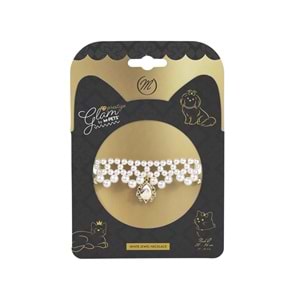 60802199 M-PETS GLAM PRESTİGE AKSESUAR WHİTE JEWEL (M)