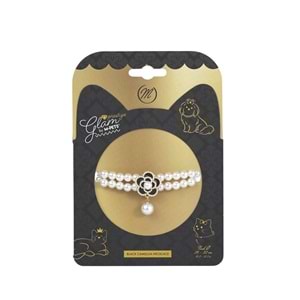 60802999 M-PETS GLAM PRESTİGE AKSESUAR BLACK CAMELLİA (M)