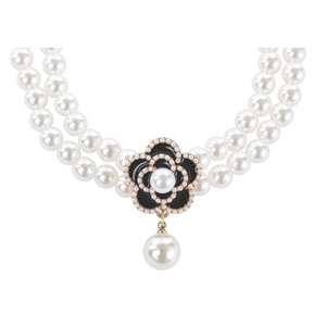 60802999 M-PETS GLAM PRESTİGE AKSESUAR BLACK CAMELLİA (M)