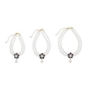 60802999 M-PETS GLAM PRESTİGE AKSESUAR BLACK CAMELLİA (M)