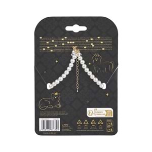 60804199 M-PETS GLAM PRESTİGE AKSESUAR BLUE DENİM PEARL (M)