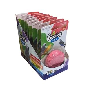 SG005 BEAKS ÇİLEK AROMALI GAGA TAŞI TEKLİ 8Lİ PAKET