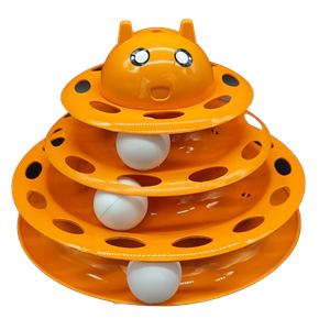 07771-CATLİFE 3 KATLI KEDİ OYUNCAĞI MİX COLOR