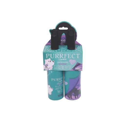 10128299 M-PETS PURRFECT TÜY TOPLAMA RULOSU 2X100 YAPRAK LAVANTALI