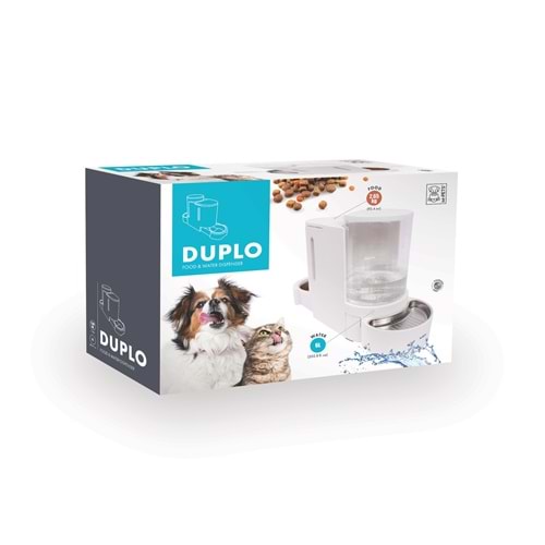 10436499 M-PETS DUPLO MAMA ve SU KABI HAZNELİ WHITE 6L/2.65KG