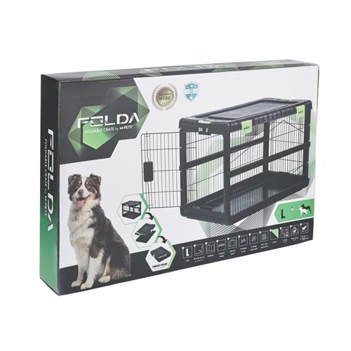 10455499 M-PETS FOLDA KATLANABİLİR PET KAFESİ (L)