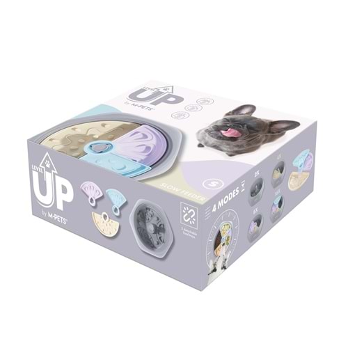 10540299 M-PETS LEVEL UP AYARLANABİLİR YAVAŞ YEME MAMA KABI (S)