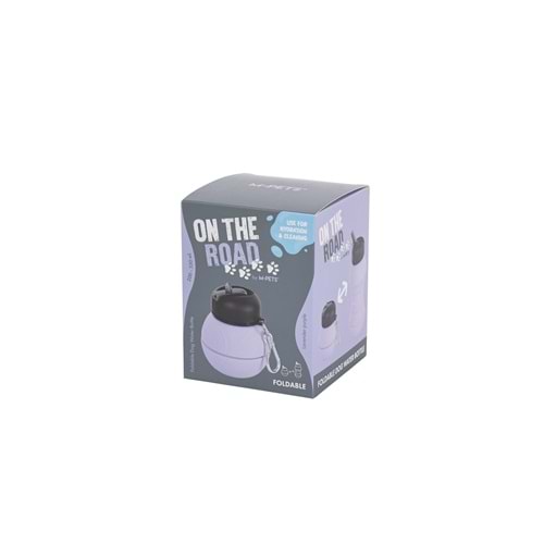 10540999 M-PETS ON THE ROAD KATLANABİLEN SEYAHAT SULUĞU 200-550ML PURPLE