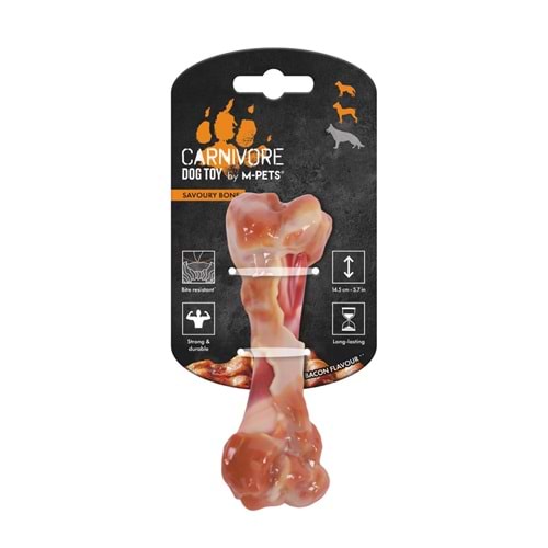 10661699 M-PETS CARNIVORE DOG TOY SAVOURY BONE PASTIRMA AROMALI