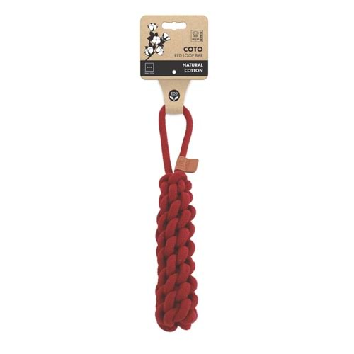 10663005 M-PETS COTO RED LOOP BAR 34CM ÖRGÜ OYUNCAK
