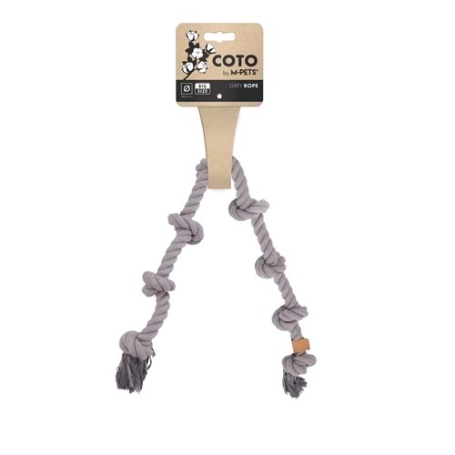 10669713 M-PETS COTO GREY ROPE 105CM İP OYUNCAK