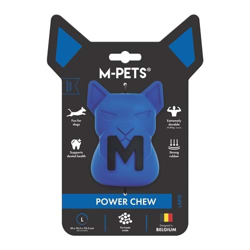 10676517 M-PETS POWER CHEW KAUÇUK KÖPEK ÖDÜL OYUNCAĞI LAPIS (L)
