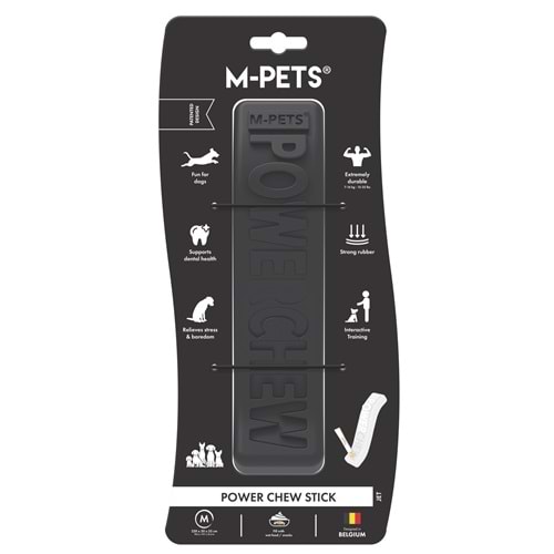 10679808 M-PETS POWER CHEW STİCK KAUÇUK KÖPEK OYUNCAĞI JET
