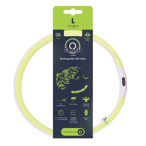 10855799 M-PETS FLASH LED BOYUN TASMA GREEN (L)