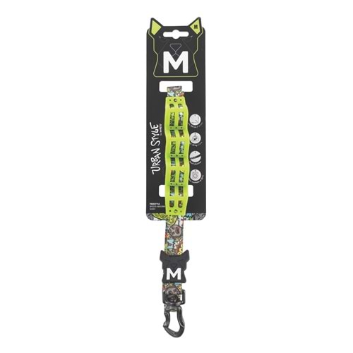 10865199 M-PETS URBAN STYLE FREESTYLE MULTİCOLOR ŞOK EMİCİ GEZDİRME TASMA (M)
