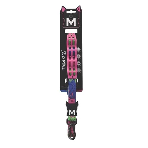 10865399 M-PETS URBAN STYLE LAVA ŞOK EMİCİ GEZDİRME TASMA (L)