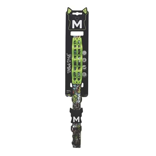 10865699 M-PETS URBAN STYLE FREESTYLE MULTİCOLOR ŞOK EMİCİ GEZDİRME TASMA (L)
