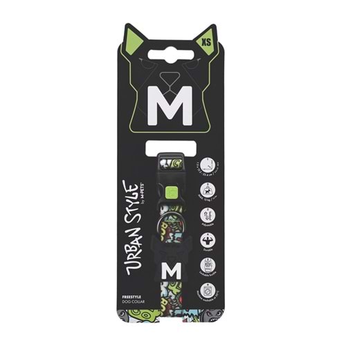 10867399 M-PETS URBAN STYLE FREESTYLE MULTİCOLOR BOYUN TASMASI (XS)