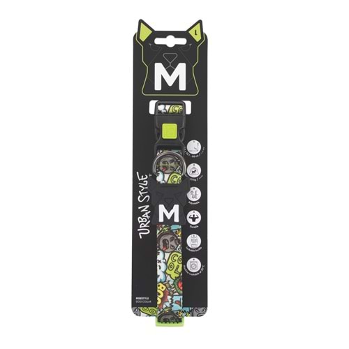 10867699 M-PETS URBAN STYLE FREESTYLE MULTİCOLOR BOYUN TASMASI (L)