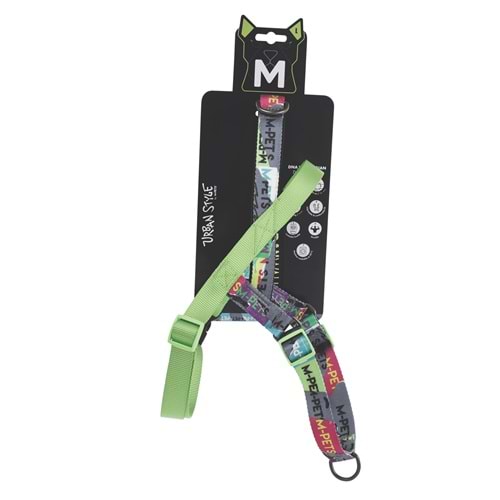 10869999 M-PETS URBAN STYLE DNA NORWEGIAN KÖPEK GÖĞÜS TASMASI (L)