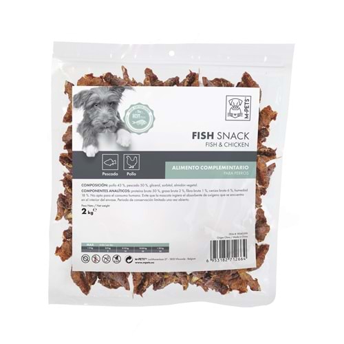 19040399 M-PETS BITE DELIGHT FISH & CHICKEN KÖPEK ÖDÜLÜ 2KG