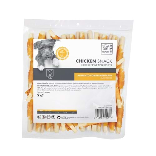 19040599 M-PETS BITE DELIGHT CHICKEN WRAP BISCUITS KÖPEK ÖDÜLÜ 2KG