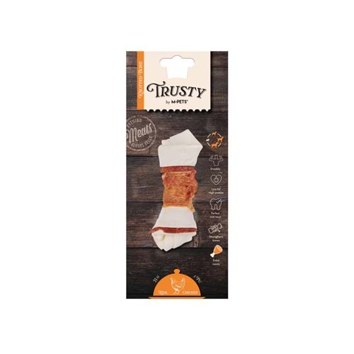 19045399 M-PETS TRUSTY EXTRA CHICKEN DÜĞÜMLÜ KEMİK 55GR/12,7CM