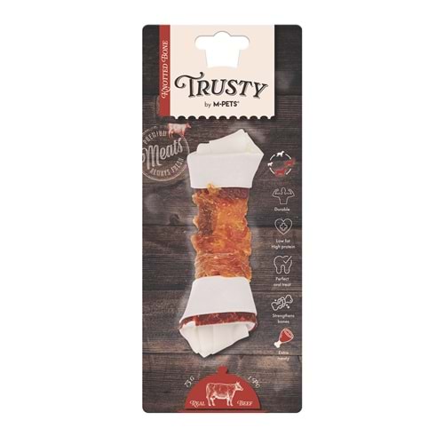 19045899 M-PETS TRUSTY EXTRA BEEF DÜĞÜMLÜ KEMİK 75GR/15,3CM
