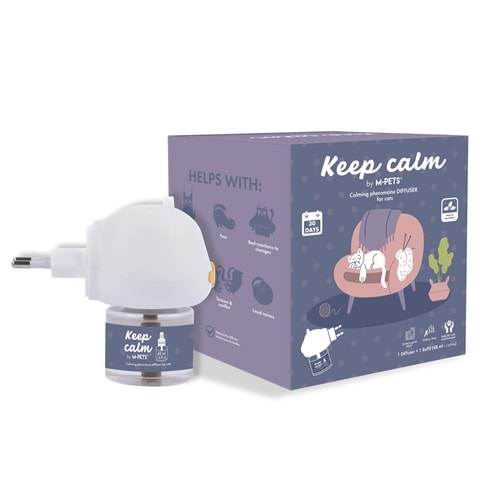 20122999 M-PETS KEEP CALM KEDİ SAKİNLEŞTİRİCİ DİFFUSER SET 48ML