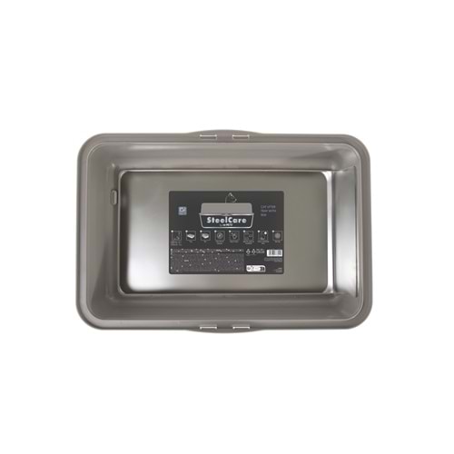 20128699 M-PETS STEEL CARE PASLANMAZ ÇELİK KEDİ KUMU TUVALETİ (L)