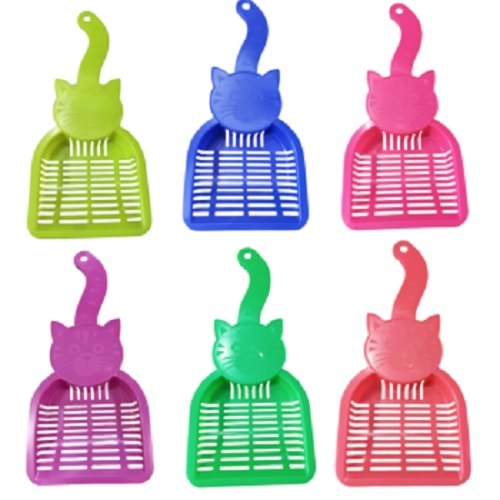 201619 CATLİFE KEDİ KUMU KÜREK KEDİ KAFALI 12Lİ PAKET