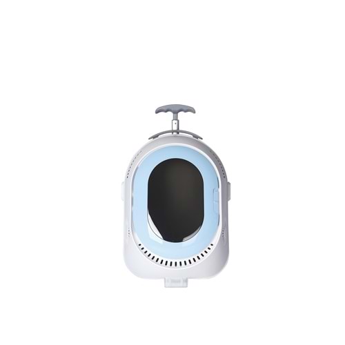 20402099 M-PETS TROLLEY TAŞIMA ÇANTASI WHİTE BLUE 35X31X47CM