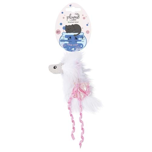 20654699 M-PETS PLUME PİNK FİSH CATNİPLİ KEDİ OYUNCAĞI