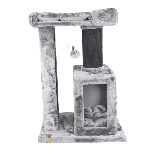 20656499 M-PETS PANTHER PREMİUM NOOK KEDİ TIRMALAMA GREY