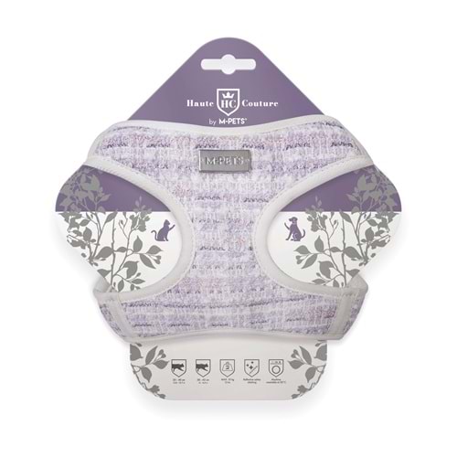 20804099 M-PETS HAUTE COUTURE KEDİ GÖĞÜS TASMASI PURPLE