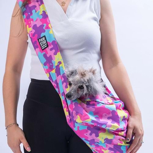 25022-PAWSTAR ROSEA CAMOUFLAGE CROSSBODY BAG