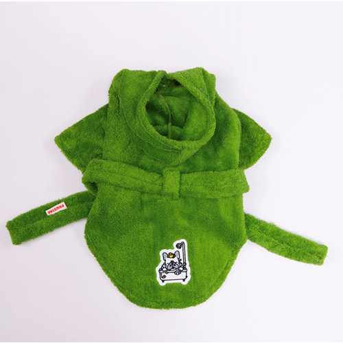 25054-PAWSTAR LIMON YEŞILI PATTAYA BORNOZ 5Lİ SET S-M/S-M/L-XL/L-XL/2XL-3XL