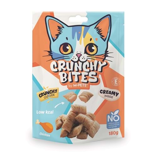 29011399 M-PETS CRUNCHY BITES TAVUKLU KEDİ ÖDÜLÜ 180GR