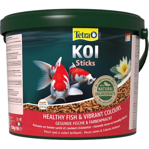 708854-TETRA POND KOİ STICKS KIRMIZI 10LT KOVA