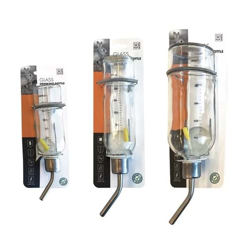 40500200 M-PETS GLASS KEMİRGENLER İÇİN CAM SULUK 769ML