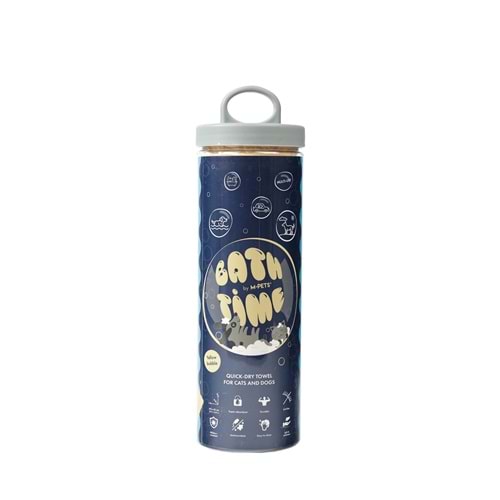 60106306 M-PETS BATHTIME KEDİ ve KÖPEKLER İÇİN HIZLI KURUYAN HAVLU YELLOW