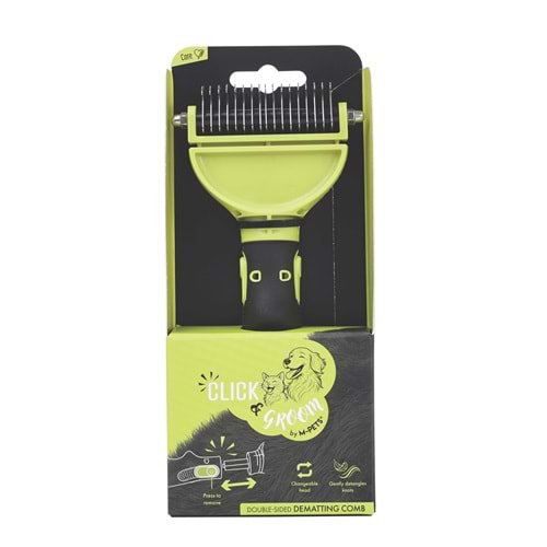 60107499 M-PETS CLICK AND GROOM KEDİ ve KÖPEK KITIK AÇICI TARAK